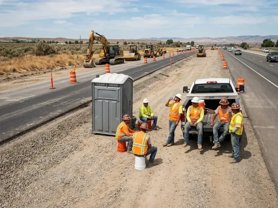 highway-road-construction-crew-007 — frequently asked questions, Porta Potty and Restroom Rentals in Carlin, NV